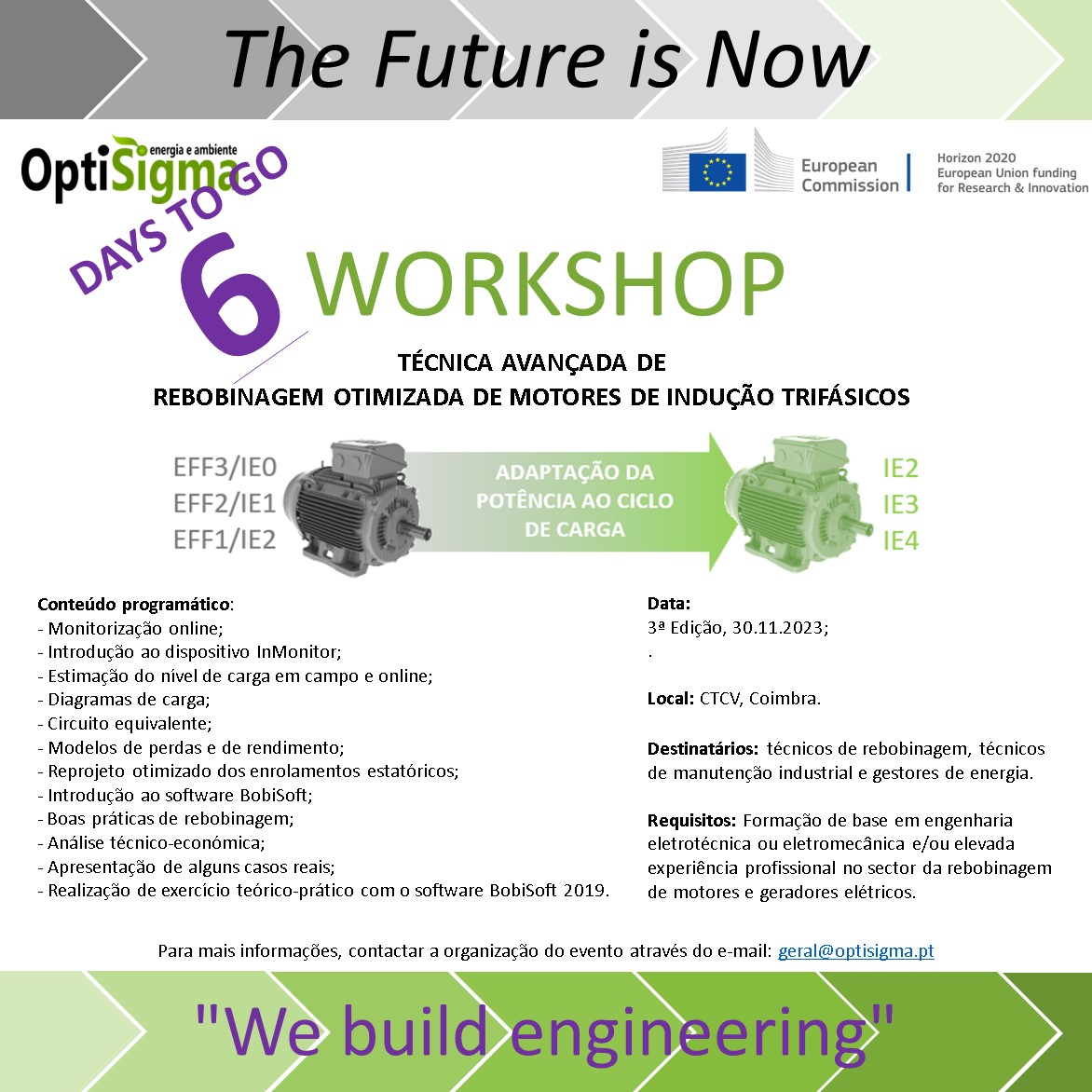 OficialOptisigm's tweet photo. WORKSHOP - TÉCNICA AVANÇADA DE REBOBINAGEM OTIMIZADA DE MOTORES DE INDUÇÃO TRIFÁSICOS
#eficienciaenergetica #manutençãoindustrial #optimization #optimizar #reutilizar #economiacircular https://t.co/pk3cQrJ02m