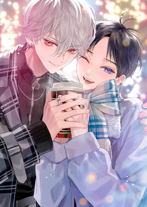 *.❅· いっしょに温まりたいふたりॱ❆.*  #六月の七星 #創作bl