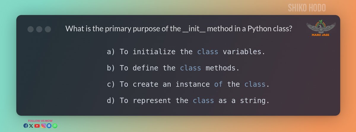 mahojase's tweet image. 👨💻Coding is an art, and sometimes, it's a puzzle too! Can you figure out what's happening here!
Comment Your Answer Below 👇
#ProgrammingQuiz #TechTrivia #ProgrammingPuzzle #TechKnowledge #CodeQuiz #QuizTime #PythonCoding #PythonHelp
#PythonQA #CodingQuestions #mjitQndA