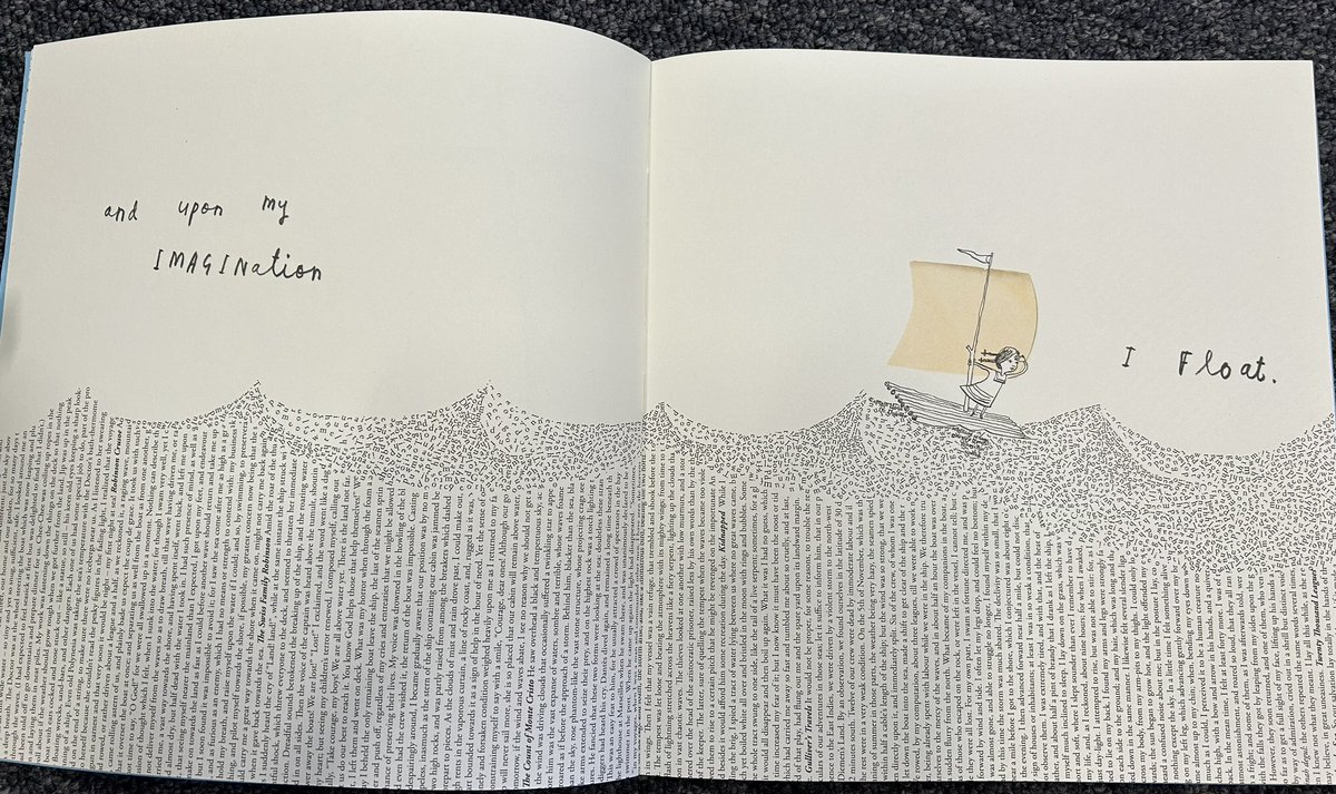 lisa_stephenso's tweet photo. Activating the professional #imagination.
Loved using this book @OliverJeffers @samwinston_ as a transdisciplinary curriculum entry point (#phse, expressive #arts, diverse literacy, re-storying, #possibility) with pre-service teachers #ChildofBooks @StorymakersCo @anarede https://t.co/bAmkqyfluK