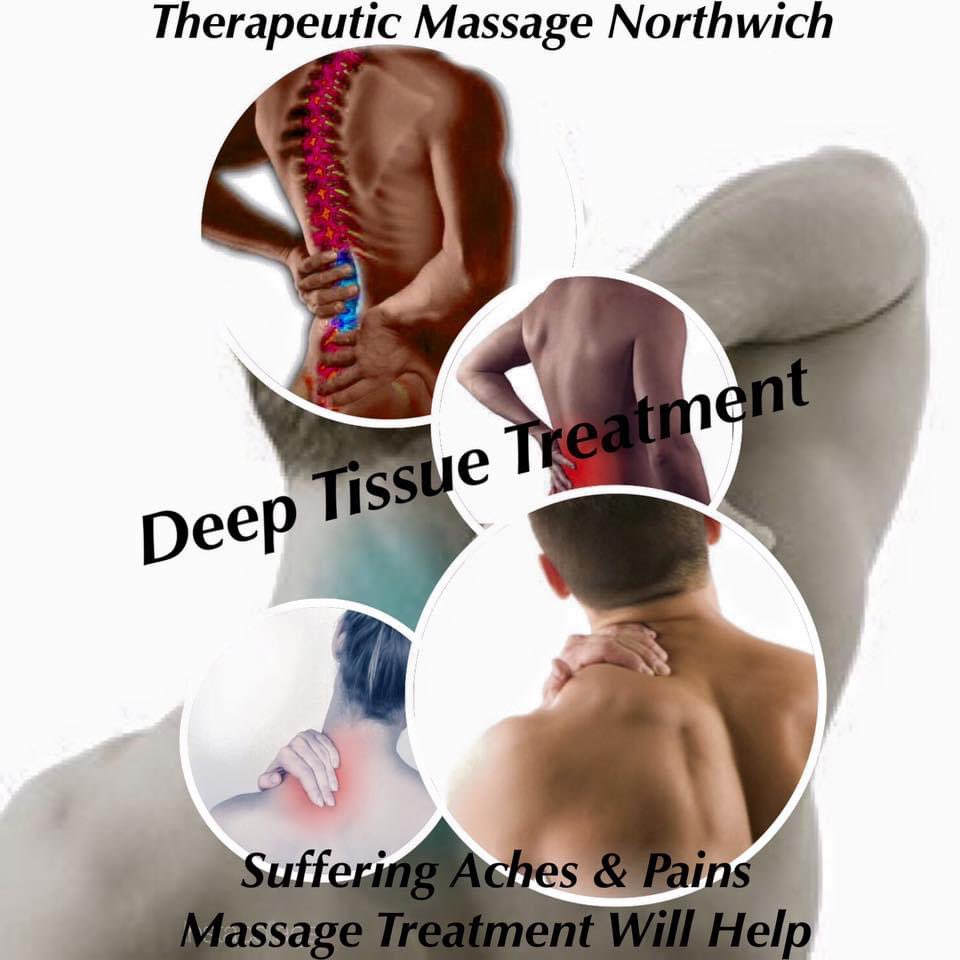 👏🏻Therapeutic Massage Northwich👏🏻
Trained professional who knows how to use their hands to ease tension &amp; promote wellbeing..
Massage Therapy click on the link
 👇🏻👇🏻👇🏻👇🏻👇🏻👇🏻👇🏻👇🏻
Facebook site: 
facebook.com/ginawalton1971
Web site:
therapeuticmassagenorthwich.co.uk