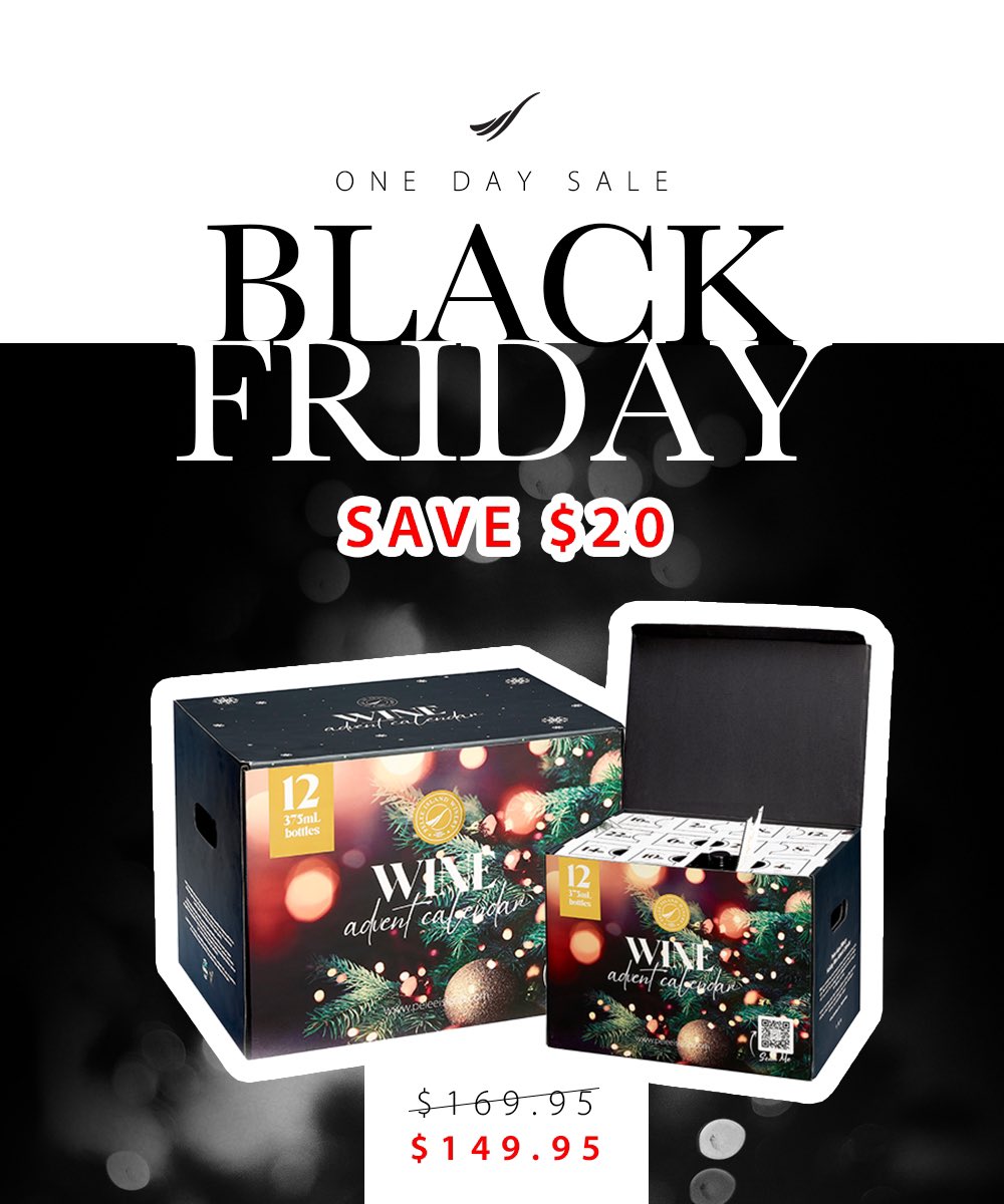 ONE DAY ONLY — Save $20 on our Pelee Island Winery Advent Calendars!🎁 

There’s only a few days left to grab your calendar before the start of December. This is your chance!
