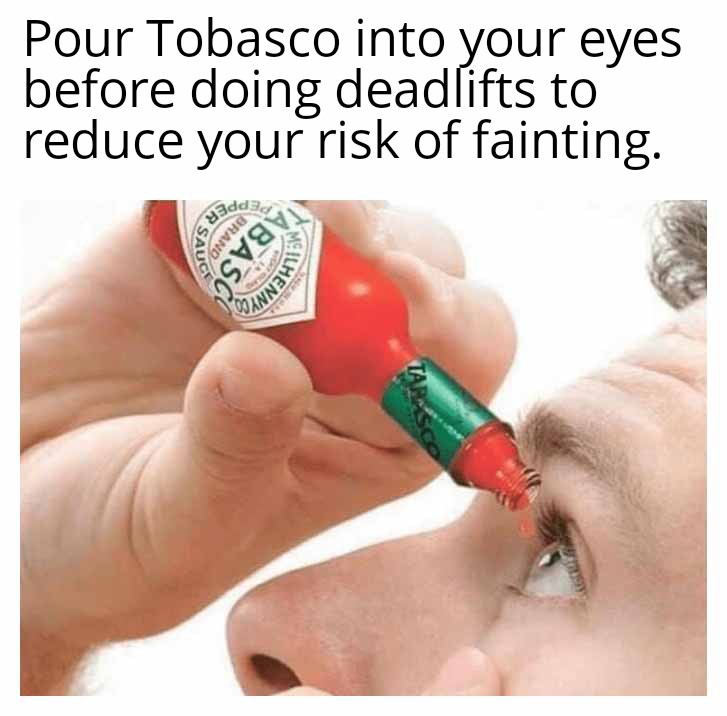 MuscleInu's tweet photo. I can't see anymore but at least I don't faint

#gym #bodybuilding #MEMEchallenge #memes https://t.co/Ir4grCEtQe