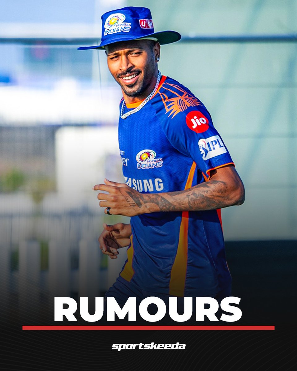 Sportskeeda's tweet photo. 🚨 RUMOURS 🚨

Hardik Pandya is likely to join his old franchise Mumbai Indians in the IPL 2024. 🔵

#HardikPandya #MumbaiIndians #IPL2024 #Cricket #Sportskeeda https://t.co/faydRQjRkt