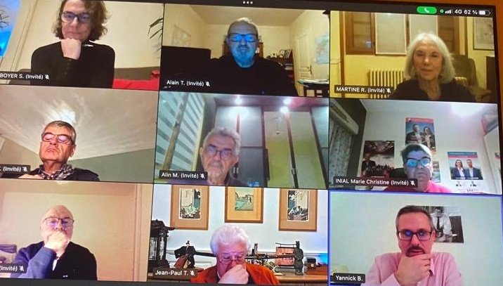 Secrétaire de <a href="/ProtecDesOceans/">Protection des Océans</a>, <a href="/yannickboutot/">Yannick Boutot</a>, animait hier soir une visio pour les élus/militants de <a href="/LaConventionBC/">La Convention</a>.
Lutte contre la pollution #plastique/#pesticides, #Bio, ressources (alimentation/énergie), les #oceans sont un avenir à préserver.
<a href="/BCazeneuve/">Bernard Cazeneuve</a> <a href="/ClotildeVALTER/">Clotilde VALTER</a>