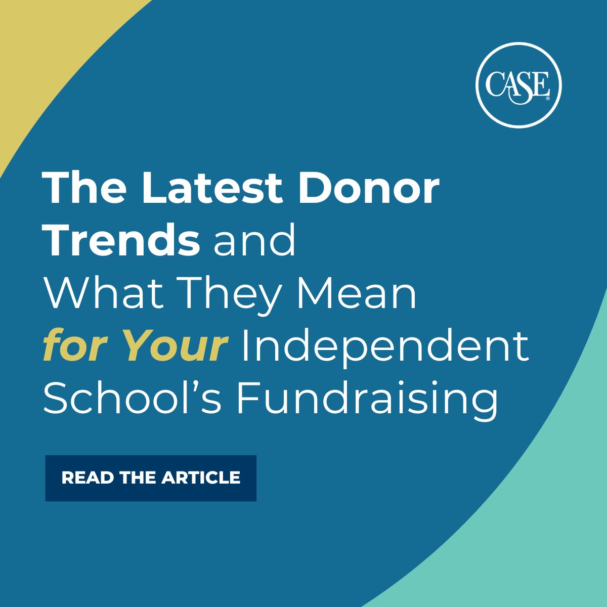 A recent collaborative study conducted by CASE and NAIS reveals emerging donation trends within boys’, girls’, and co-ed schools, signaling noteworthy shifts in independent school fundraising. Learn more: hubs.ly/Q027t5S20