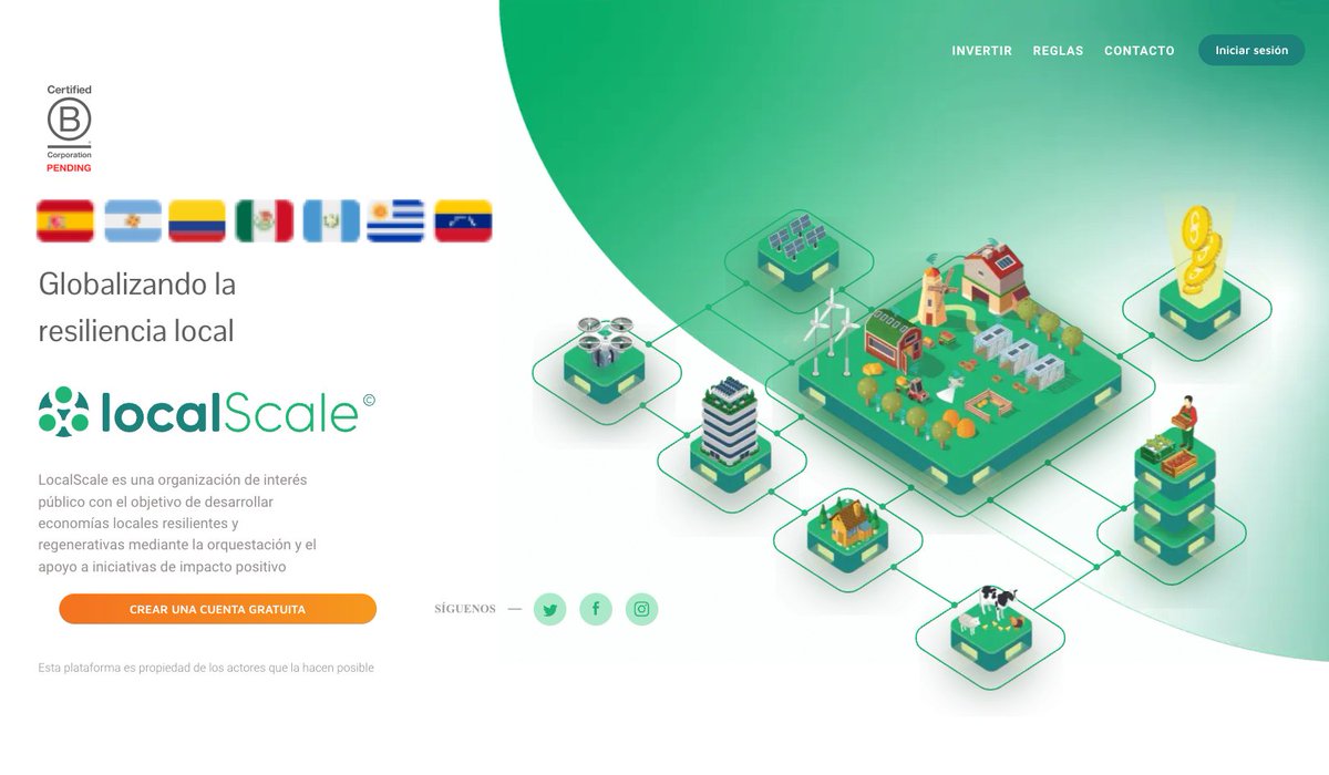 LocalScale is now available in SPANISH !! The web application will automatically turn into Spanish if your web browser settings are set to show in Spanish. Feel free to report any issues. 🇨🇴🇪🇸🇲🇽🇭🇳🇻🇪🇬🇹🇪🇨🇦🇷 -try it at localscale.org/?lang=es