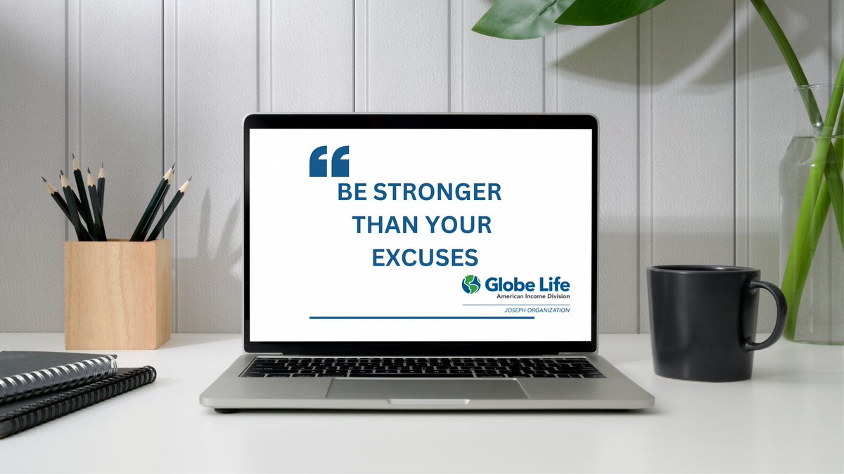 JosephOrg_'s tweet photo. Excuses serve as barriers to progress. Develop a mindset of discipline, and keep pushing through!

#ailife #globelife #americanincomelife #opportunityunlimited #josephorganization #YOUvsYOU https://t.co/Xa2cO4jQB4