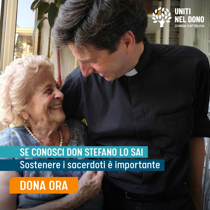 I sacerdoti della Chiesa Cattolica che sono importanti per la loro comunità: sostienili con una donazione. @Unitineldono  #Unitineldono 
unitineldono.it/sostieni-sacer…