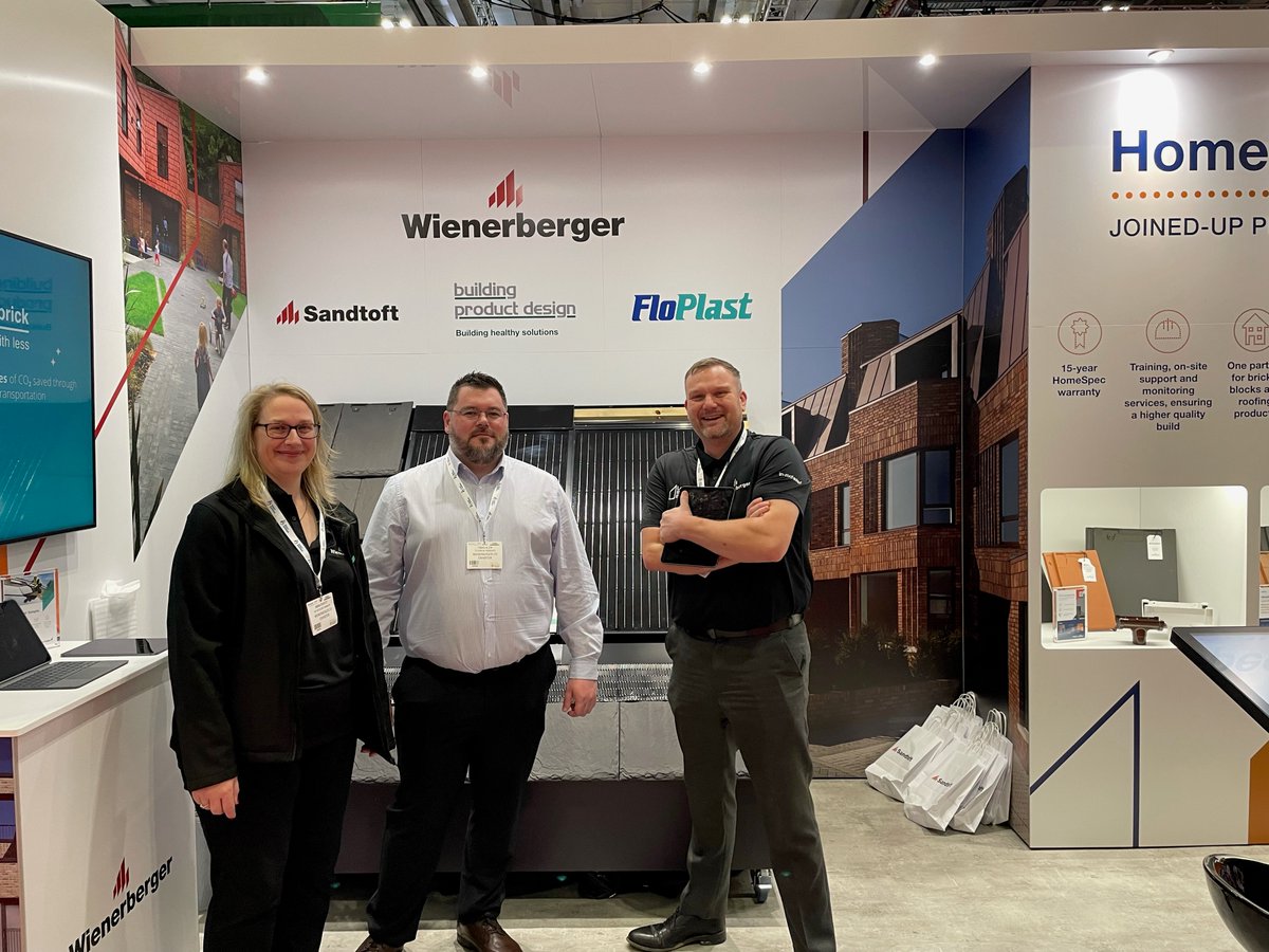 Homes UK is the largest free-to-attend exhibition of its kind and was held across two days at ExCel London last week.

Our Technical Team were in attendance,alongside Wienerberger,to advise how we can support the goal of building and maintaining high-quality, sustainable homes.