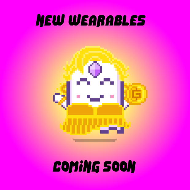 aavegotchi's tweet photo. GM #Gotchigang! 

Enjoy the long weekend and start getting excited for a new WEARABLE SCHEMATIC drop, to be announced next week ☀️👻 https://t.co/7JqScYV7T4