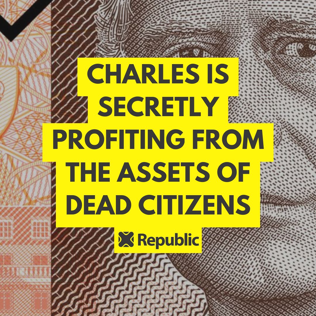 🚨🚨 BREAKING NEWS: <a href="/guardian/">The Guardian</a> have uncovered that Charles and the Duchy of Lancaster have been using dead people's cash for their own personal profit. #NotMyKing #AbolishTheMonarchy 🧵🧵