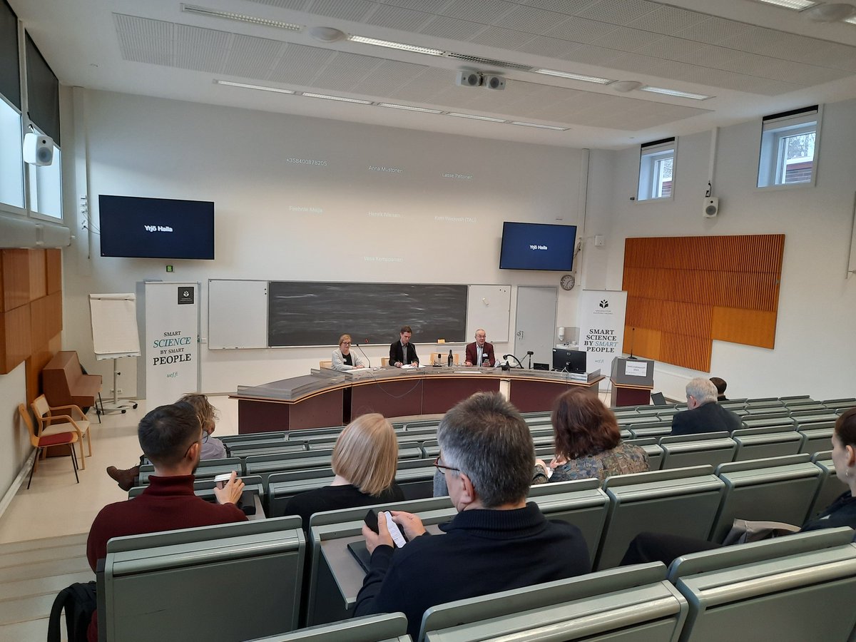 #YHYS2023 2nd day with Ville Lähde @biosresearch "The case for polycrisis as a keyword of our interconnected times" and panel discussion on collaborative governance <a href="/PeltonenLasse/">Lasse Peltonen 🇫🇮🇺🇦🇪🇺🇬🇪🇨🇦</a> @JIHukkinen <a href="/MaijaSetala/">maija s.</a>