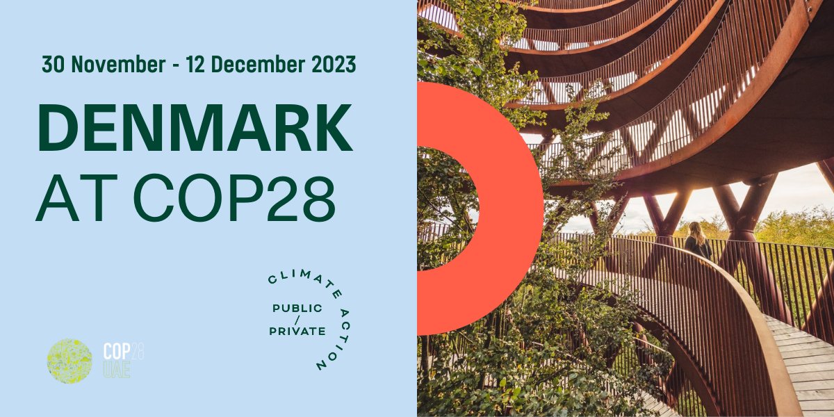 We are proud to be part of the Danish business delegation at #COP28 in Dubai, 30 Nov - 12 Dec 🌍 We hope this year’s COP will accelerate public-private #ClimateAction, underlining the importance of global cooperation. ➡️stateofgreen.com/en/conference/…