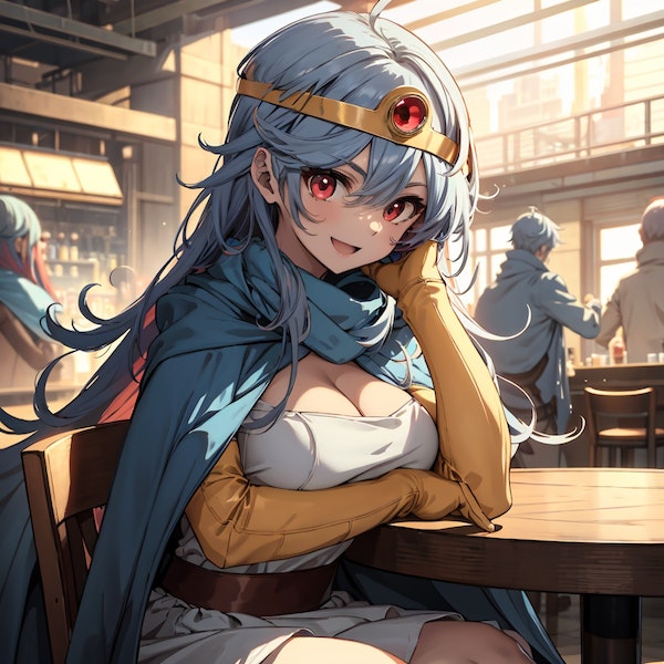 yuusyasama25's tweet image. #なりきりさんがRTしてくれてそれを見たなりきりさんがきっとフォローしてくれる 
勇者がゴツいおじさんかと思った？ふふ残念美少女お姉さん系の勇者様だぞ