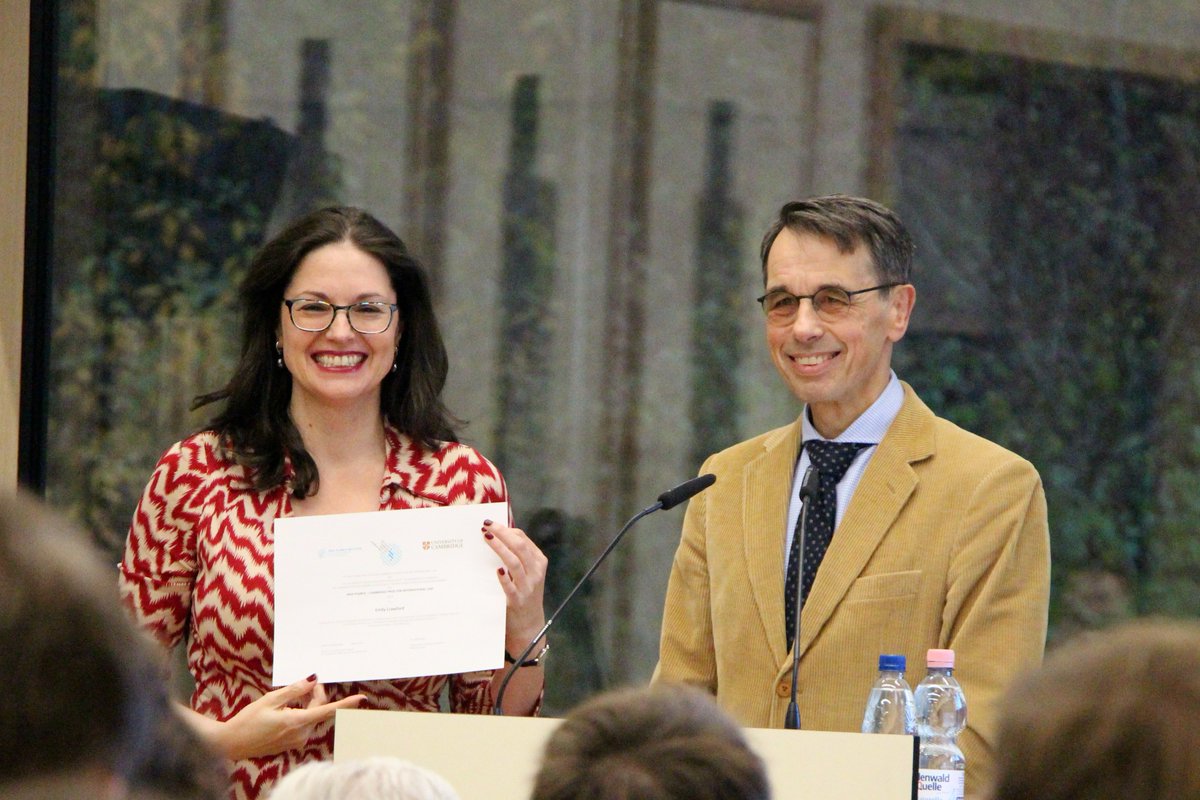 MPIL Heidelberg (@mpilheidelberg) on Twitter photo Congratulations to Prof. Emily Crawford (<a href="/SydneyLawSchool/">Sydney Law School</a>, <a href="/Sydney_Uni/">University of Sydney</a>) on being awarded the Max Planck-Cambridge Prize for International Law 2023 at #MPIL yesterday! 🎉 <a href="/Lauterpacht_Ctr/">Lauterpacht Centre for International Law</a> Congratulations to Prof. Emily Crawford (<a href="/SydneyLawSchool/">Sydney Law School</a>, <a href="/Sydney_Uni/">University of Sydney</a>) on being awarded the Max Planck-Cambridge Prize for International Law 2023 at #MPIL yesterday! 🎉 <a href="/Lauterpacht_Ctr/">Lauterpacht Centre for International Law</a>