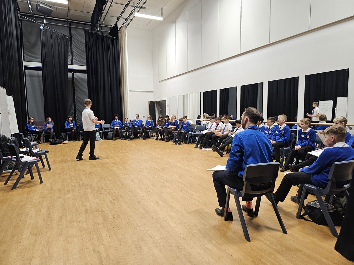 Pupils from @whitmorehigh Years 8, 10 &12 were involved with @talkthetalkUK yesterday and a fantastic day was had by all groups. Alison, Tom and Frankie were great with the pupils and helped develop confidence in public speaking throughout the day. Well done to all involved!