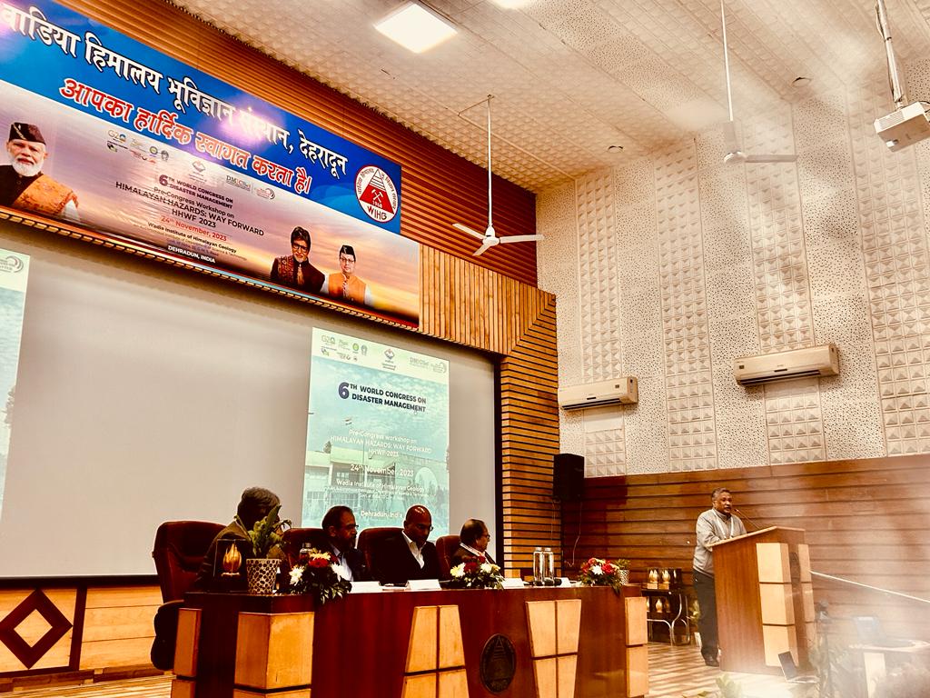 parasupadhayay's tweet photo. Pre-Congress Workshop: Himalayan Hazards: Way Forward
Explore an engaging introductory session held in the 6th WCDM Congress on Disaster Management at WIHG.
#6WCDM #DisasterManagement #RuralDev. 
With @Munnachauhanbjp @DurgeshPant26 @architpandey3 @ucostdehradun @6WCDM2023 https://t.co/sLJ1ap8Q7M