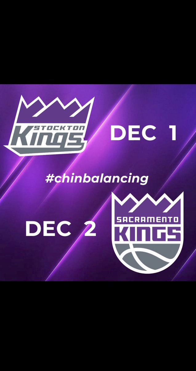 Doubleheader next week with @stocktonkings and @sacramentokings! See you there!

#chinbalancing #StockUp #OurTownOurCrown #BeamTeam #RoarWithUs #StocktonKings #SacramentoKings #kings #NBA #NBAGLeague #halftimeshow #halftime #LightTheBeam #chinbalancer #stockton #sacramento