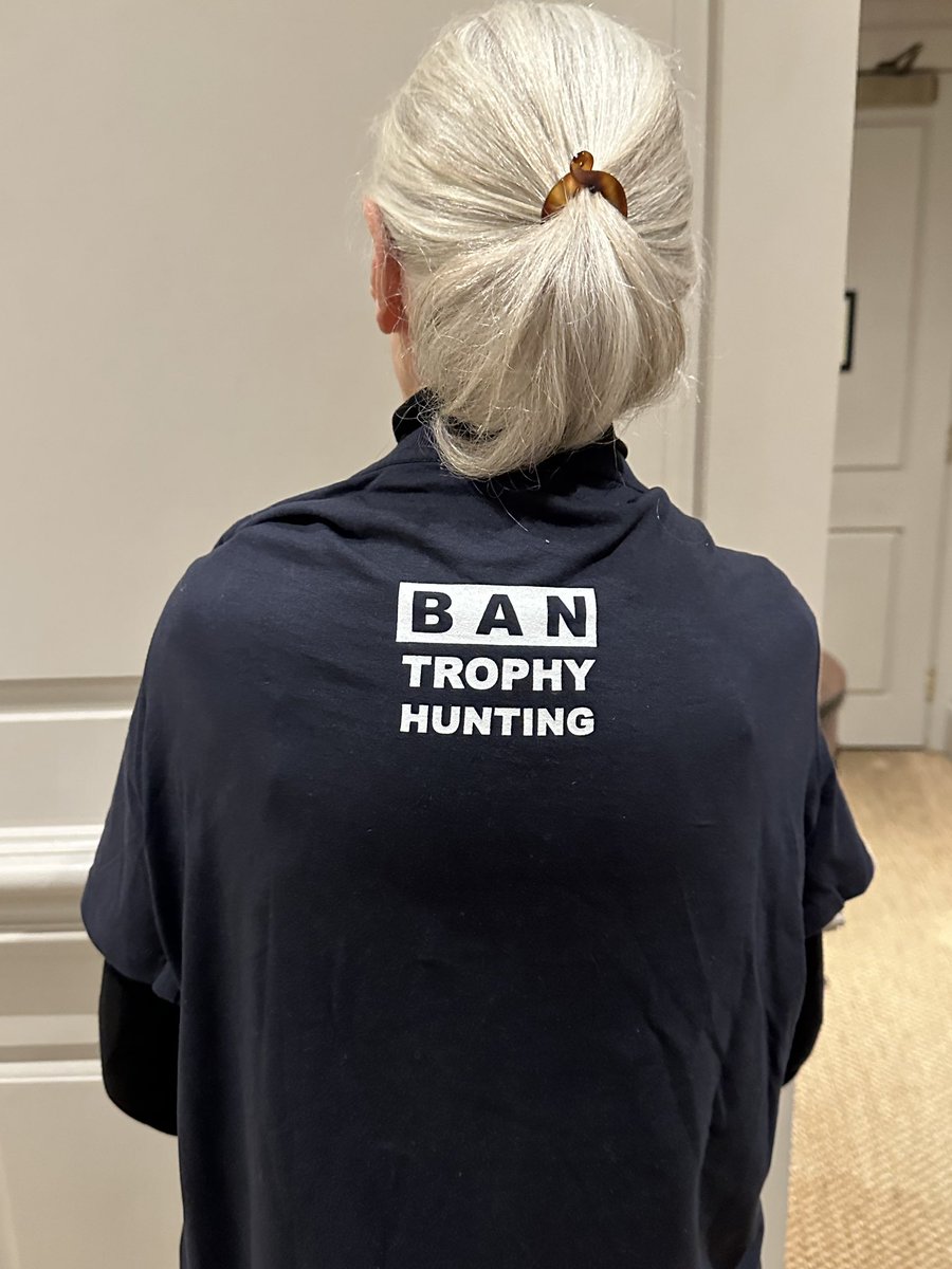 Dr Jane Goodall believes that trophy hunting should be banned & so do 85% of the British public! Help us to ensure a future where animals aren’t needlessly killed for a trophy & support the Campaign to #BanTrophyHunting store this #GreenFriday: campaigntobantrophyhuntingstore.com