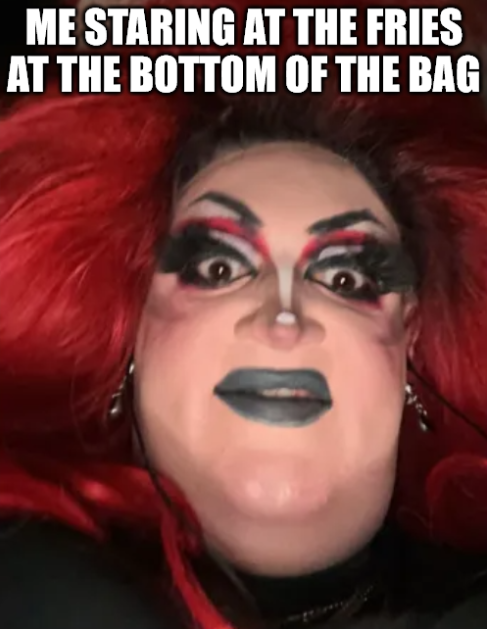 Mistysteals's tweet photo. Accurate 

#DragQueens #funnymeme #MEMEchallenge #meme #Memes #DragRaceUK #drag #rupaulsdragrace #lgbtqiaplus #LGBT #gay #funny #twitch #DragRace #rpdr #McDonalds #wetslay https://t.co/g84gVPMePK