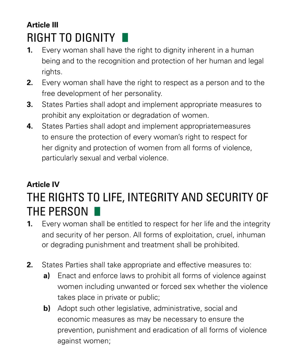 #16DaysAgainstGBV 'Every woman shall be entitled to respect for her life and security of her person.' 
Maputo Protocol on the Rights of Women 
Get inspired by the 16days to ACT to make this a reality, 
Today. Tomorrow. And everyday. 
At home. School. Workplace. Shoping centre.