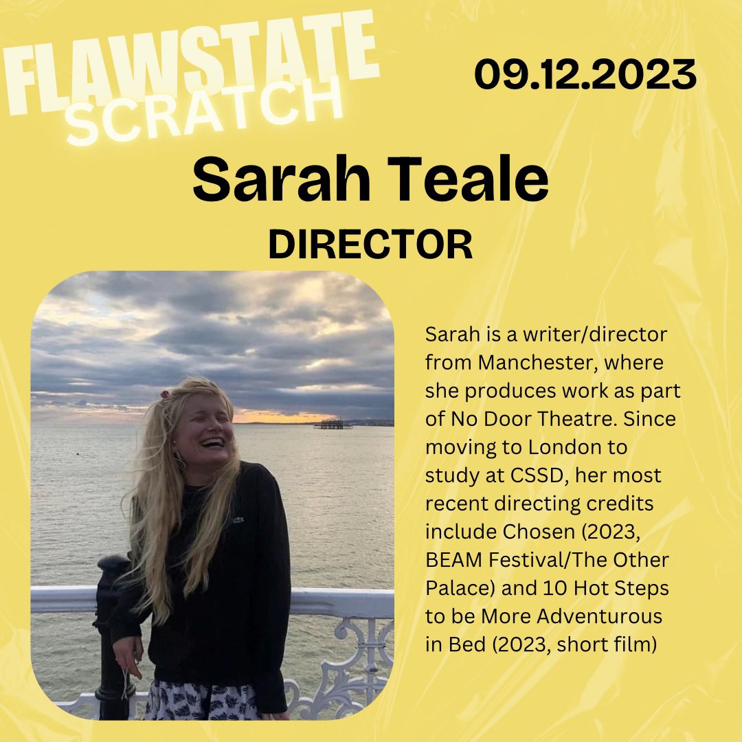⚡️SATURDAY’S LINEUP⚡️

Meet the creative team of “MOIST”

Written &amp; performed by Maya Tonkin
Directed by Sarah Teale 🔥

Book your tickets via goldengoosetheatre.co.uk/whatson/flawst… 🪩🪩🪩