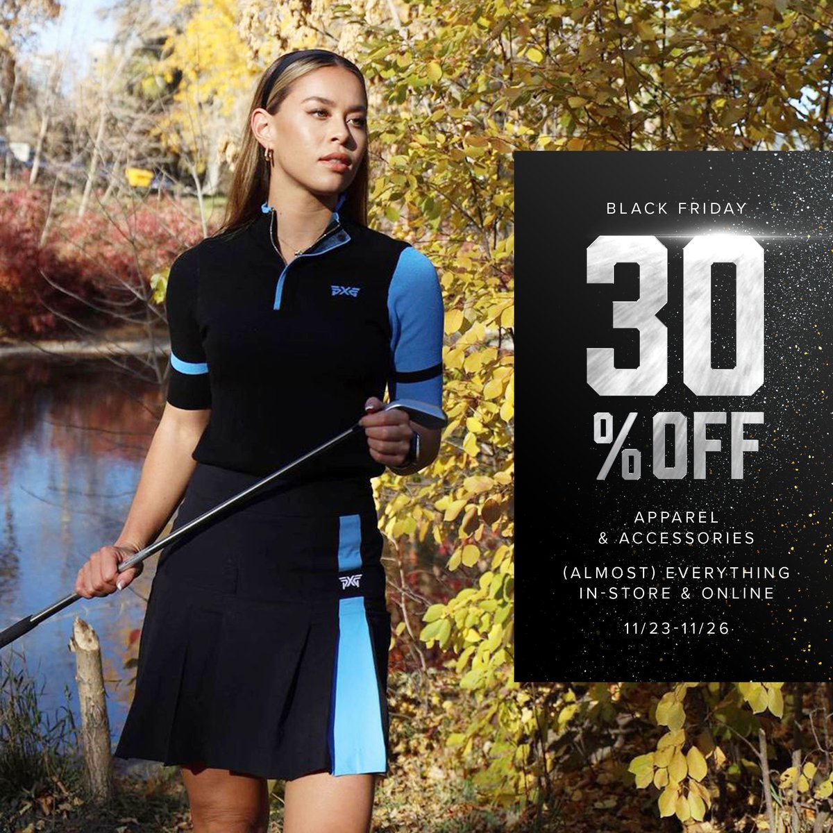 It's the most wonderful time of the year! Take 30% off almost all apparel and accessories in-store and online. 

Set yourself up for success this season by saving big on our must haves for any round. Ends 11/26!

Tap: pxg.golf/40OljbW to shop! 

#PXGApparel #PXGTroops