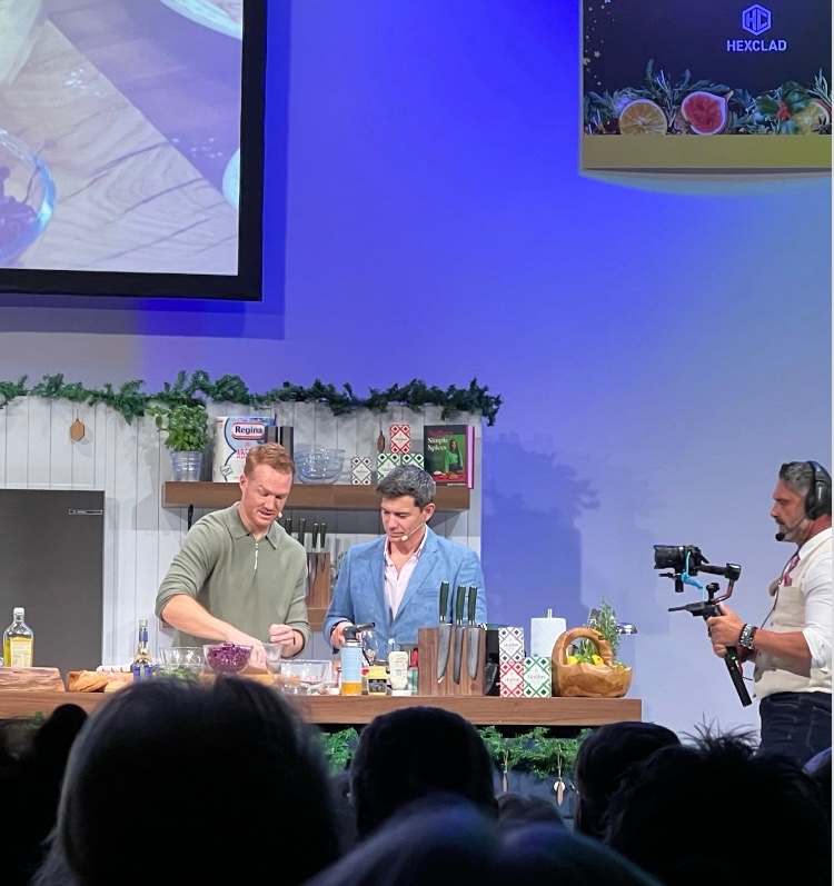 OAHemsworth's tweet photo. Excellent day at the BBC Good Food Show with Year 9 and 10. Even got to meet Nadiya Hussain #oah #teamhemsworth #bbcgoodfoodshow #nadiyahussain https://t.co/LhsAsVxPmi