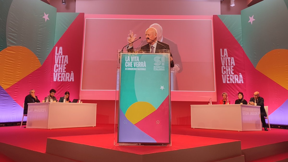 Sinistra Italiana (@si_sinistra) on Twitter photo 🔴<a href="/BrunoTabacci/">Bruno Tabacci</a> (Presidente <a href="/ilCentroDem/">Centro Democratico</a>): "L'Europa deve scavare il suo spazio politico per fronteggiare le sfide del nostro tempo, come quella della sostenibilità, per cui ci vogliono risorse enormi. Solo insieme si ha una possibilità."
#Lavitacheverrà ☆ #SinistraItaliana 🔴<a href="/BrunoTabacci/">Bruno Tabacci</a> (Presidente <a href="/ilCentroDem/">Centro Democratico</a>): "L'Europa deve scavare il suo spazio politico per fronteggiare le sfide del nostro tempo, come quella della sostenibilità, per cui ci vogliono risorse enormi. Solo insieme si ha una possibilità."
#Lavitacheverrà ☆ #SinistraItaliana
