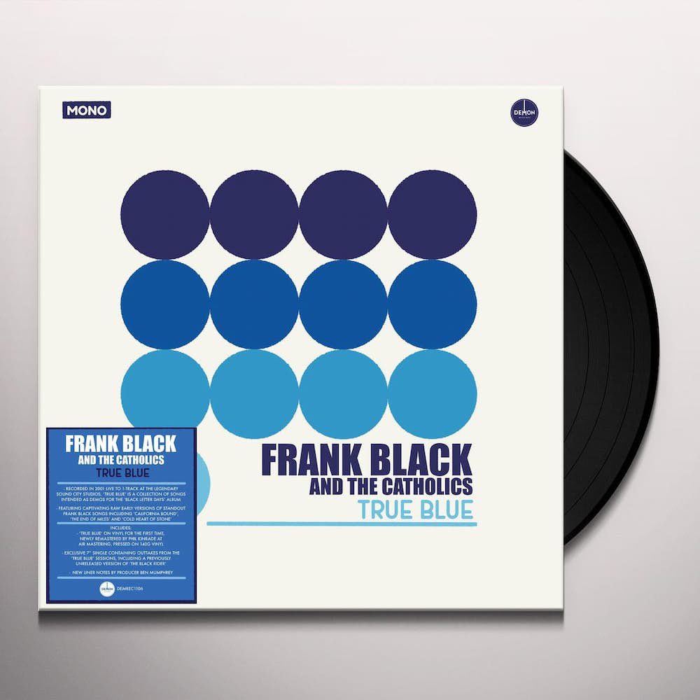 The_Ren1981's tweet photo. Happy release day to Frank Black’s new record, True Blue. I got to design all the artwork for the album, right down to the vinyl labels and the little sticker on the sleeve. It was loads of fun. https://t.co/KI99H2CxSZ