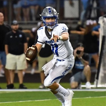 jakelemming's tweet photo. 2025 Division 1 Prospect

ATH: Grant Kinee, 6'4" 200, Anthony Wayne, OH

Notes
-Can beat you with his arm or his legs
-Impressive level 3 touch
-Accounted for 41 total TDs in 23

No offers yet

https://t.co/7n0ES01YmS https://t.co/3r6n64jEI6