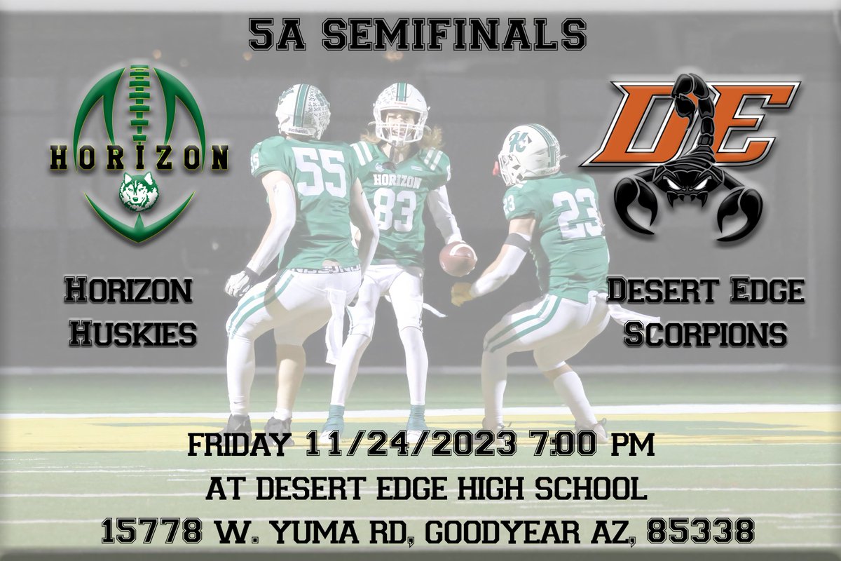 Let's go GAMEDAY! 
<a href="/PVUSDATHLETICS/">PVUSD Athletics</a>  <a href="/HorizonFootball/">Husky Gridiron</a>