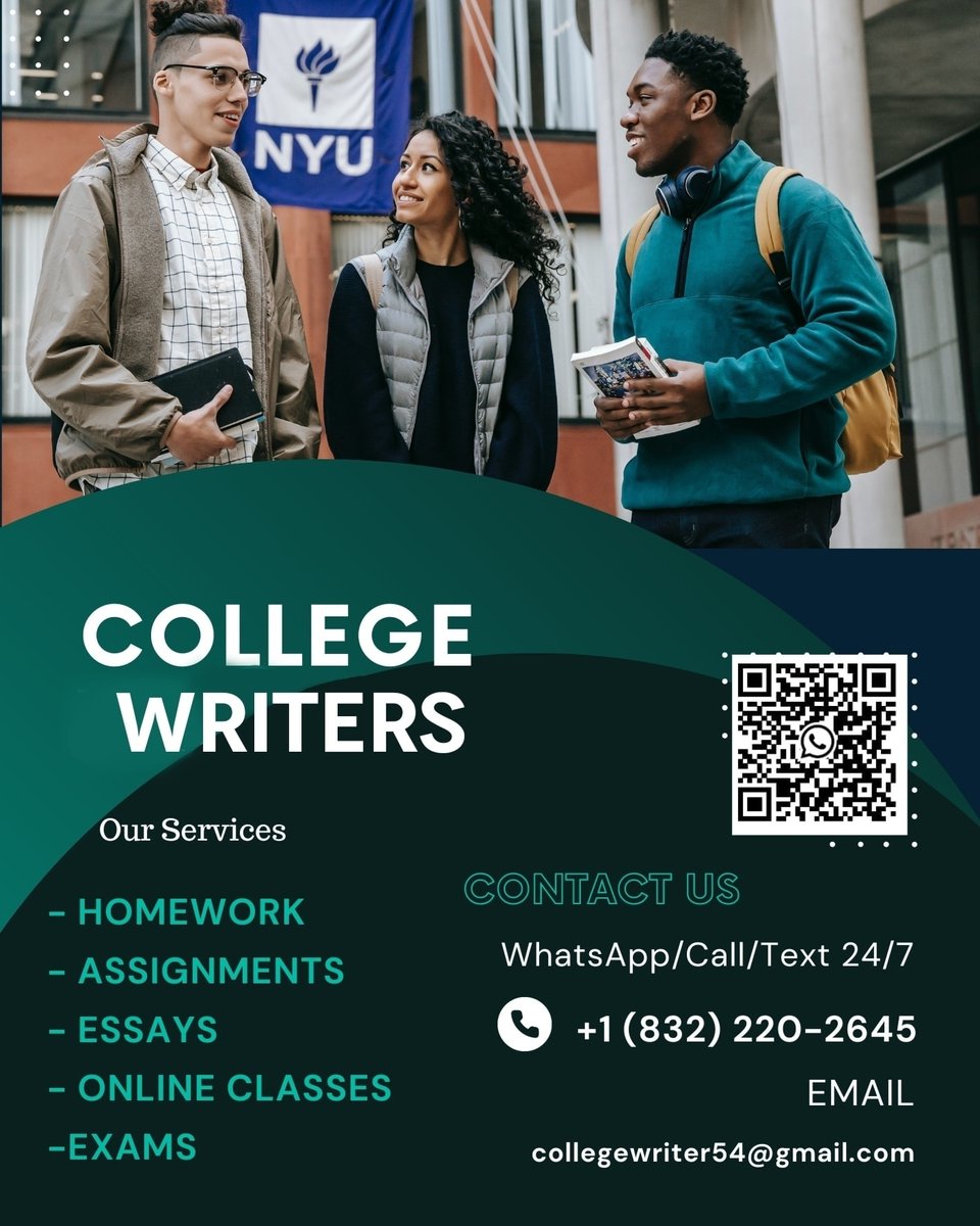 vidaqween's tweet image. HIRE US FOR :
📚 #Homeworkhelp
📚 #Assignmenthelp
📚#Essayhelp
📚 #Examhelp
📚 #onlineclasshelp

🪀 WhatsApp +1 (832) 220-2645
wa.me/message/IDMATS…

GUARANTEED:
✅100% Quality Work
✅ Plagiarism-free Papers
✅ A-Grades
✅20% Discount for referals
✅Delivery in time🕐