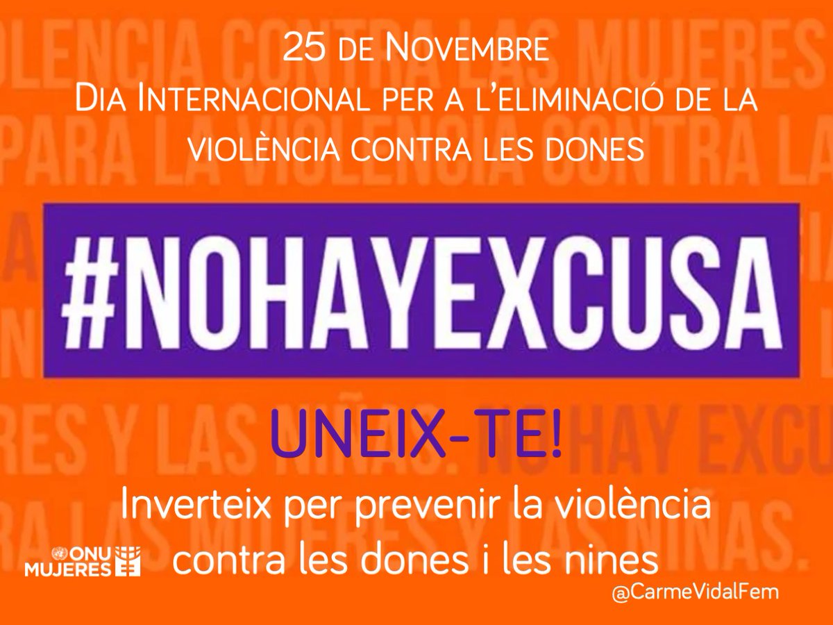 #25deNovembre #DiaInternacionalDeLaEliminacióDeLaViolenciaContraLesDones #DíaInternacionaldelaEliminaciónDeLaViolenciaContraLasMujeres #InternationalDayForTheEliminationOfViolenceAgainstWomen #25November #DiaInternacionalContraLaViolenciaDeGénero