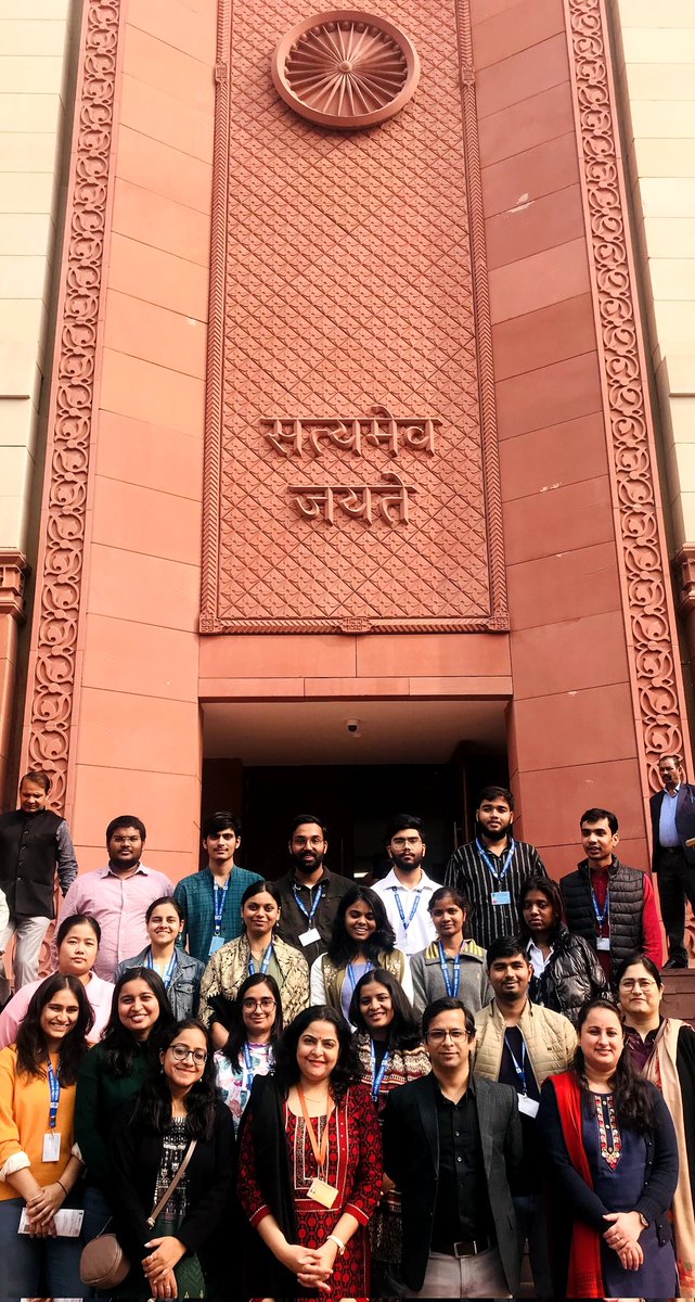 mrudual's tweet photo. Visited the Parliament of India today! Got to see the original Lok Sabha and Rajya Sabha chambers โ such a fascinating glimpse into India's democratic history. Grateful to @LokSabha_PRIDE and @IIMC_India for this incredible opportunity! ๐๏ธ๐ฎ๐ณ
#Parliament #PRIDEprogram https://t.co/Nz3fuirckx