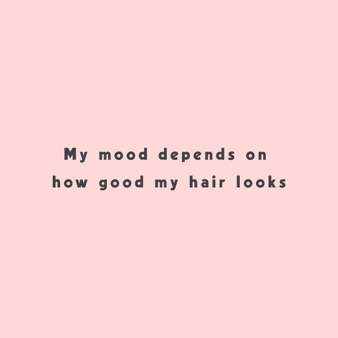 My mood depends on how good my hair looks https://t.co/lJ2WDeJqBj<a href="/tag/lifehacks"class="tags"><span>#lifehacks</span></a><a href="/tag/eternalmuse"class="tags"><span>#eternalmuse</span></a><a href="/tag/heatlesscurls"class="tags"><span>#heatlesscurls</span></a><a href="/tag/heatl"class="tags"><span>#heatl</span></a>