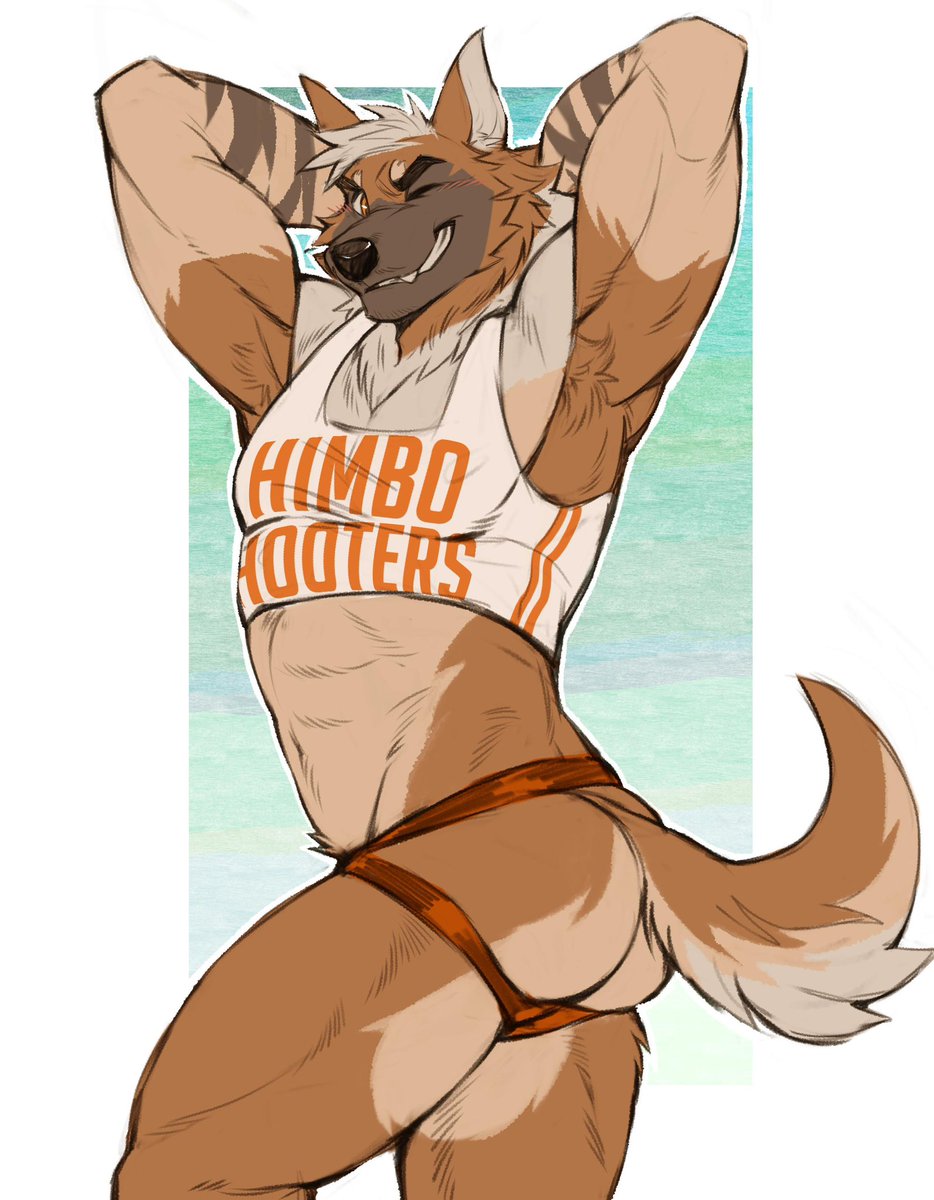 Your waiter walks up to your table and looks at you like this — WYD!?

Art by <a href="/O_reowoof/">(o)reo</a>!