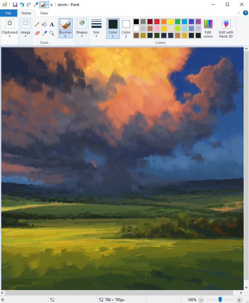 ChristianYoungA's tweet photo. clouds in ms paint https://t.co/rYx9bfb5Mr