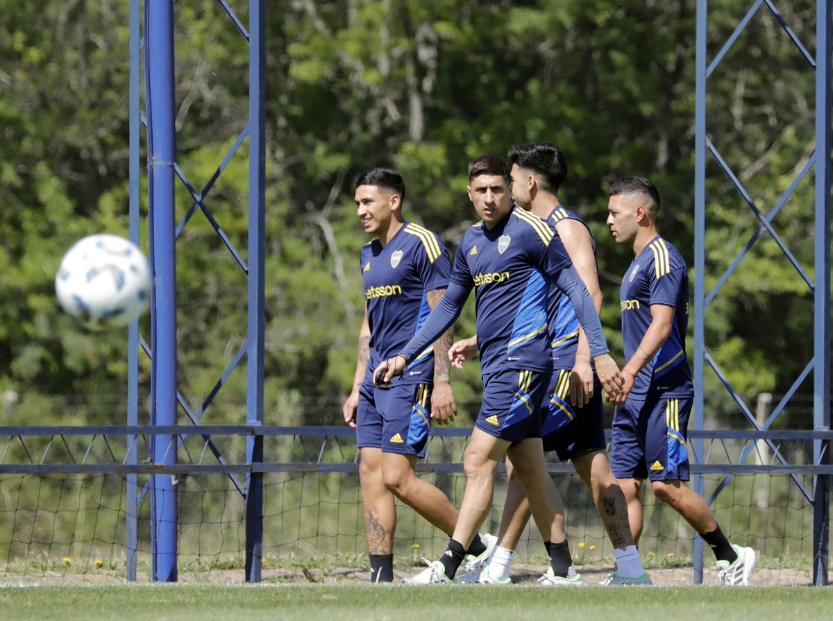 Herrón repetiría el equipo frente a Godoy Cruz Boca se entrenó por última vez en Ezeiza antes del partido ante Godoy Cruz.