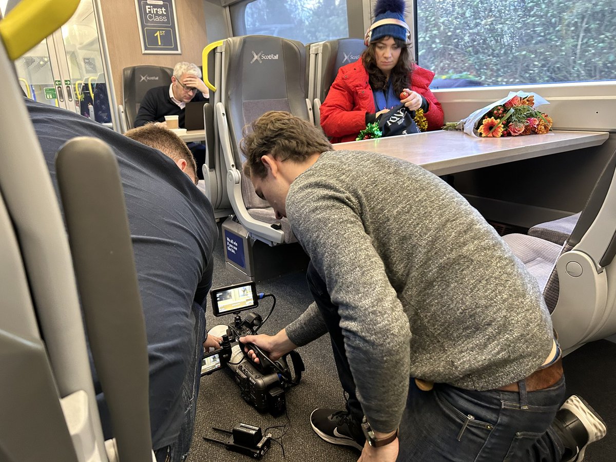 CommRailGeekery's tweet image. Exciting things in the pipeline as we did some filming with our strategic partners, @RSNO on the @ScotRail train between Glasgow and Edinburgh this morning. Can’t wait to share more!