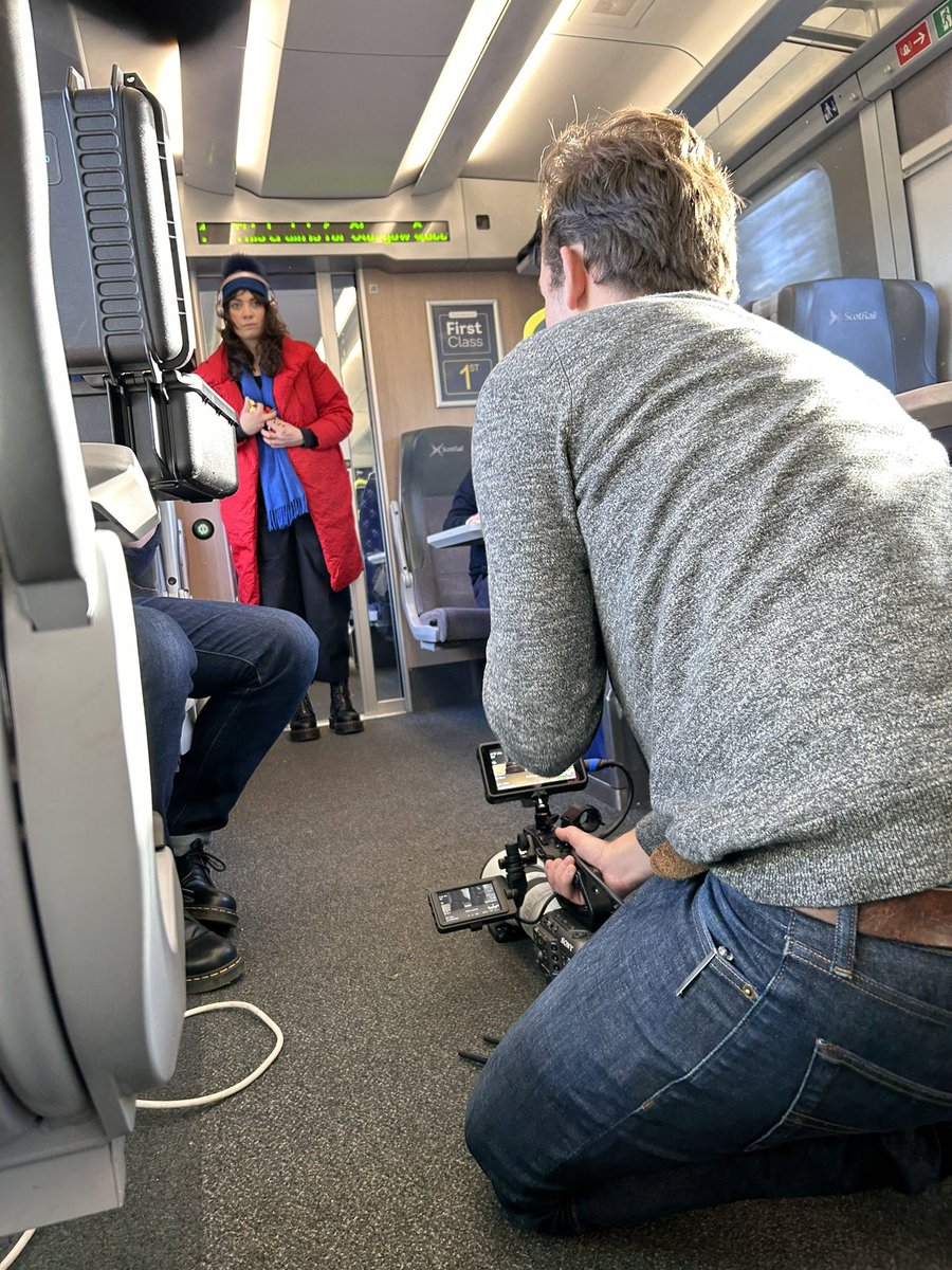 CommRailGeekery's tweet image. Exciting things in the pipeline as we did some filming with our strategic partners, @RSNO on the @ScotRail train between Glasgow and Edinburgh this morning. Can’t wait to share more!
