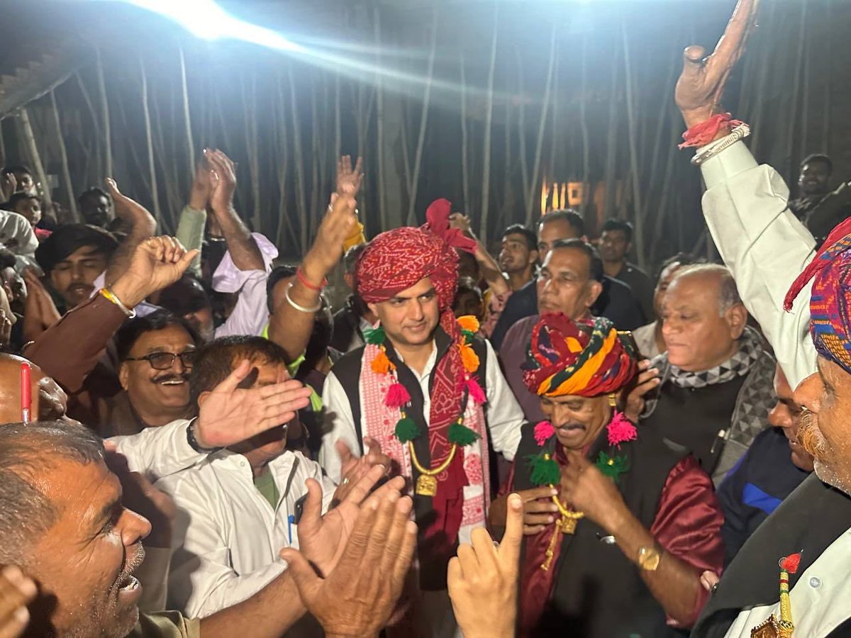 SachinPilot's tweet photo. जनसंपर्क https://t.co/qDr8ts08AD