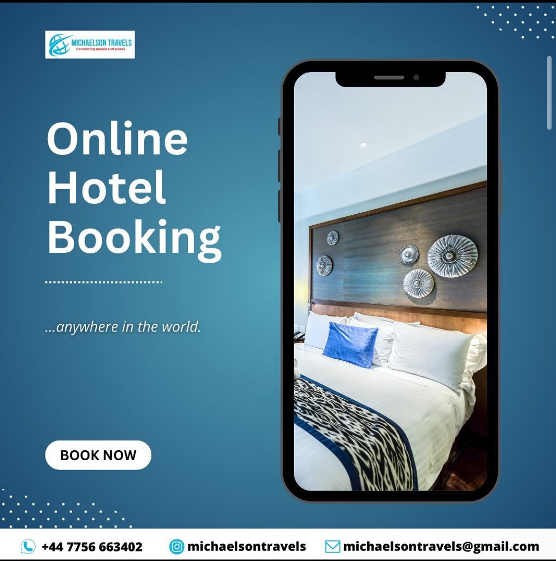 Where comfort meets adventure! We make hotel reservations for travelers and others.
Send a DM to book. 

#traveldiaries #vacation #bookings #flightbooking #hotelreservation #baecation #BlackFriday #travelagent #visa #studyvisa