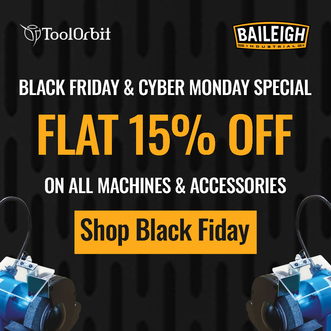 toolorbit's tweet image. BAILEIGH - BLACK FRIDAY &amp;amp; CYBER MONDAY SPECIAL SALE

BIG SALE ON BIG ITEMS!
SAVE 15% ON ALL BAILEIGH MACHINES AND ACCESSORIES

Shop now: toolorbit.com/deals

#MilwaukeeTools #WorkshopEssentials #PowerTools #HomeImprovement #LimitedTimeOffer #UpgradeYourTools #blackfriday