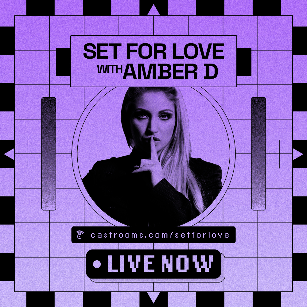 LIVE NOW! Set For Love with Amber D - tune in from 6pm - 10pm at castrooms.com/setforlove

Last Night A DJ Saved My Life Foundation  is
delighted to partner with CastRooms, kicking off with a Set for Love on Friday with the undisputed Queen of Live Stream, DJ Amber D!