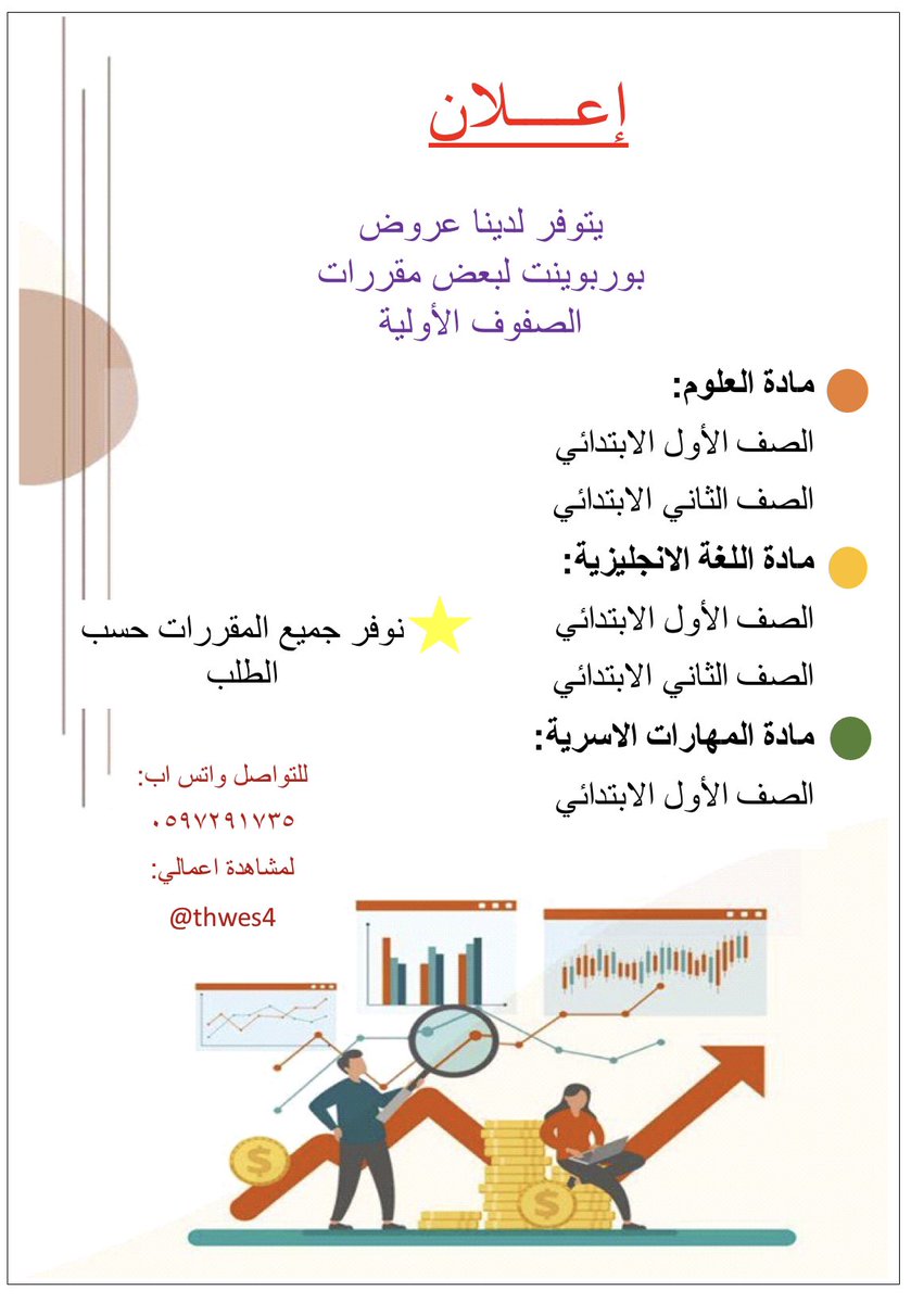 بوربوينت الشريحة بريالين tweet media