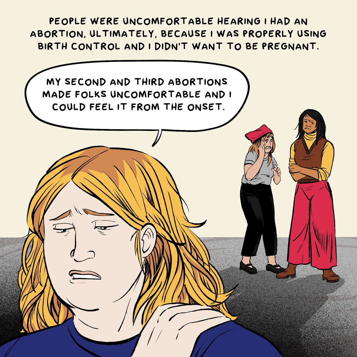 When Kelsea first started sharing her abortion story, she encountered many of the stigmas &amp; micro-aggressions that many of us who share our abortion stories face, like others trying to justify her reason for having an abortion.