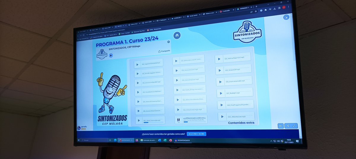 Burgos_Mora's tweet photo. Sesión final del Curso de #RadioEscolar en formato #Podcast para #EducaciónPrimaria, en el @cepmalaga. Producto final, un magnífico programa creado por el profesorado participante #noticias #ficcionsonora #anuncios #Noticias #entrevistas
https://t.co/ugAIE2kRo8 https://t.co/f4l3aTNjBW