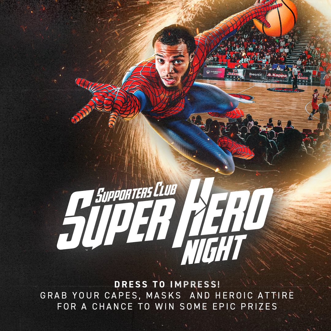 RidersBball's tweet image. 🦸 @LRSCbball are running a Super Hero Night at tomorrow's game...

🔥 Special half-time performance;
🥋 Fancy dress competition!